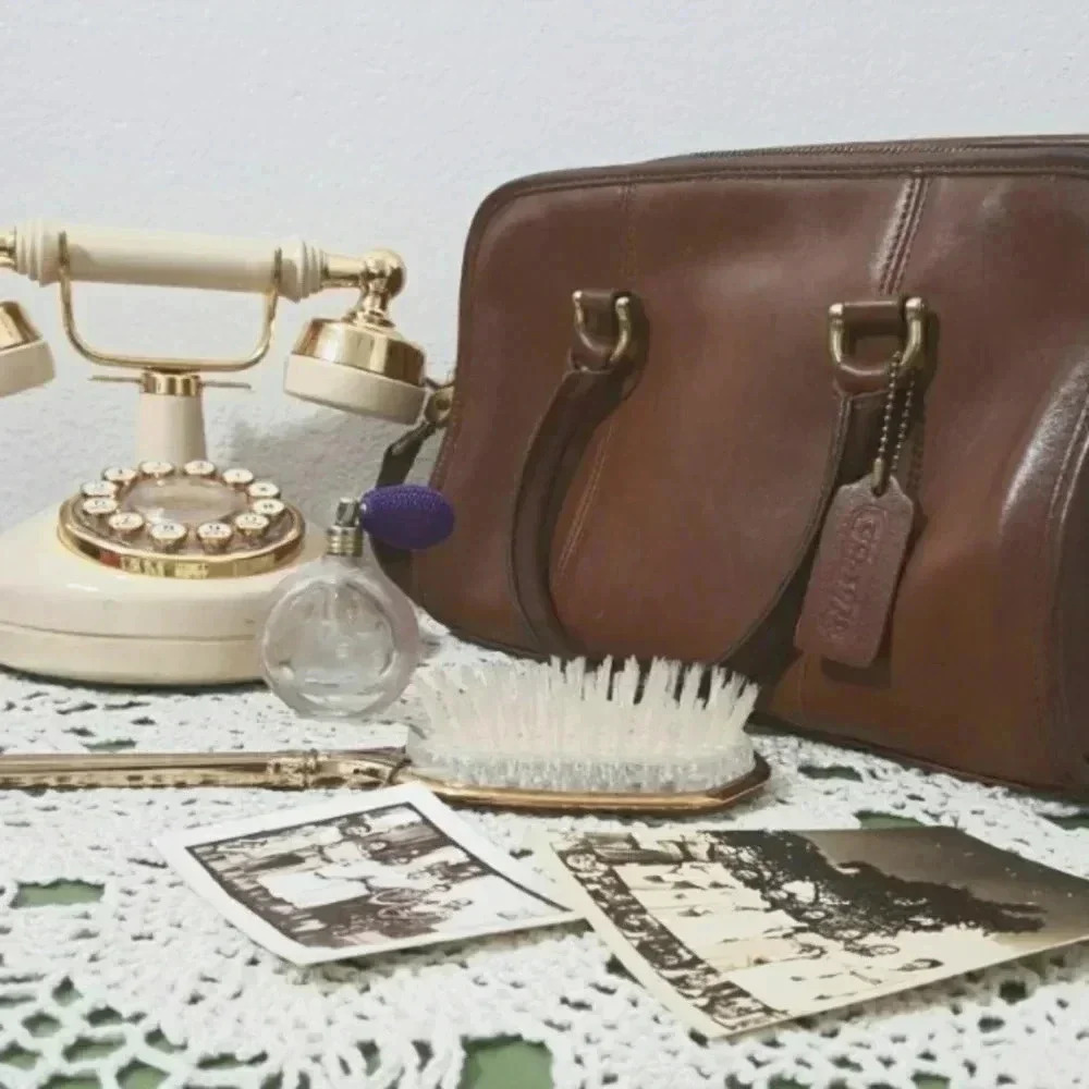Vintage Gold Brush Comb Set Victorian Vanity Hair Beauty Grooming Set